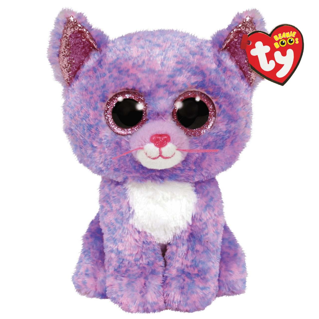 Ty Beanie Boos&#x2122; Cassidy Lavender Cat, Regular